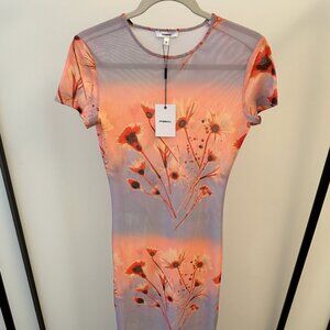 Miaou mesh t shirt dress